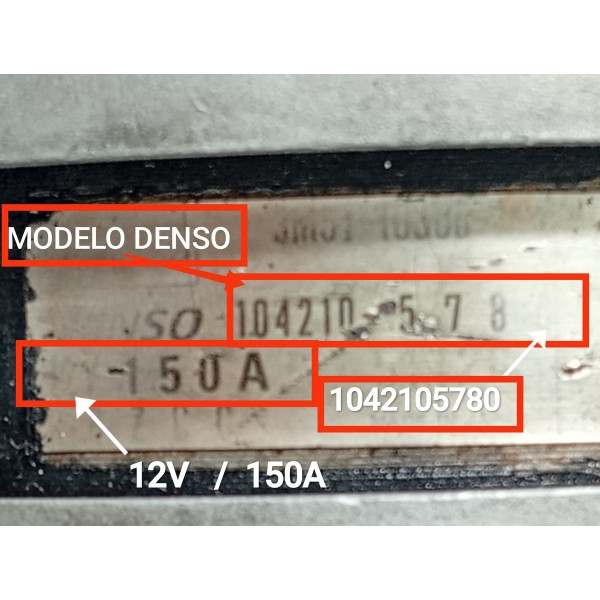 Alternador Discovery 3 2.7 Diesel 2004/2009 Det 1042105780