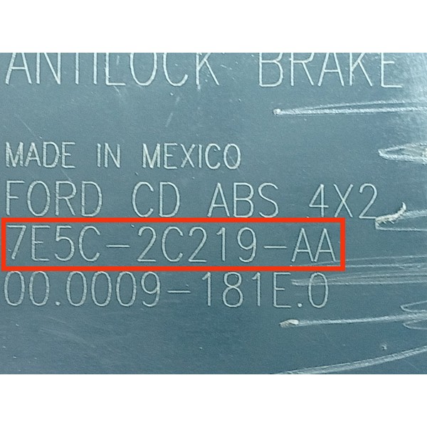 Modulo Abs Ford Fusion 2.3 2006 2007 2008/2009 7e5c2c346aa