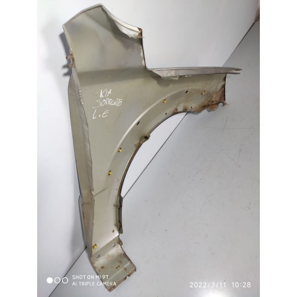 Paralama Kia Sorento Esquerdo 2007 2008 2009 2010 Detalhe