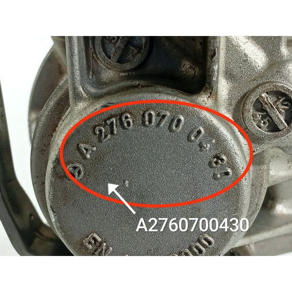 Bomba Alta Pressao Mercedes Ml350 3.5 2012/2015 A2760700601