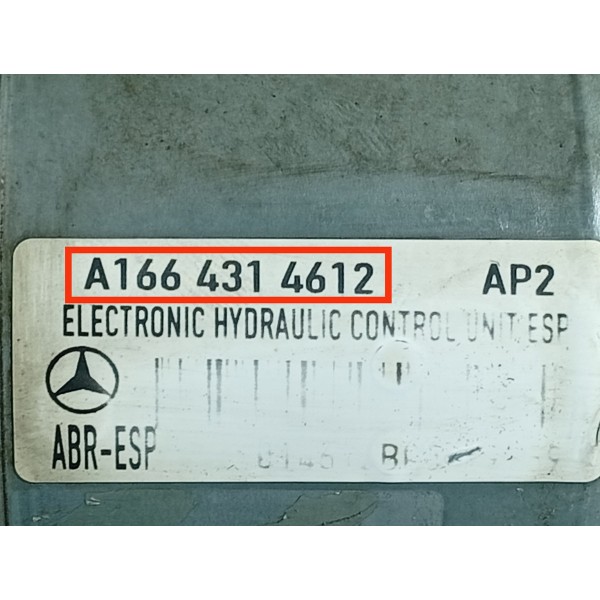 Modulo Abs Mercedes Ml350 3.5 2012 2013/2015 A1669013400