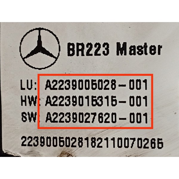 Teto Solar Panoramico Mercedes C200 2023/2025 A2239005128