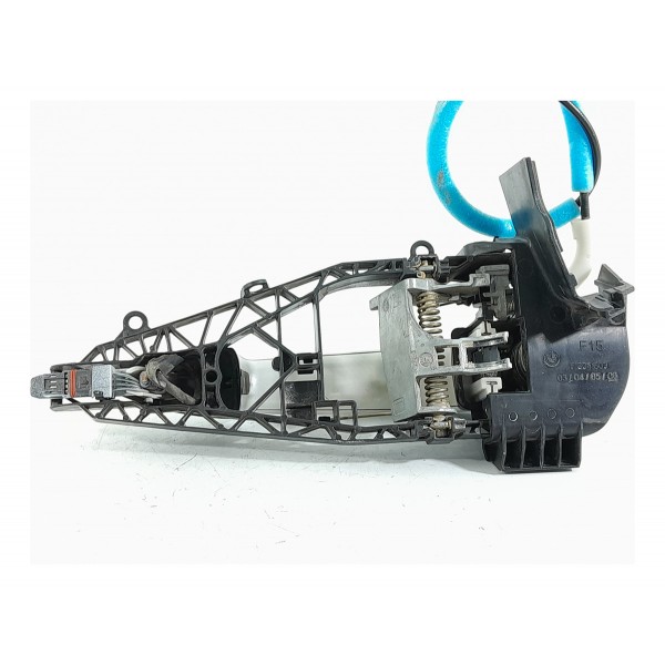 Macaneta Externa Bmw X5 Dianteira Esquerda 2014/2018 7304803 Branco Perola Dianteira