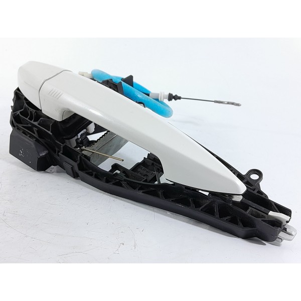 Macaneta Externa Bmw X5 Dianteira Esquerda 2014/2018 7304803 Branco Perola Dianteira