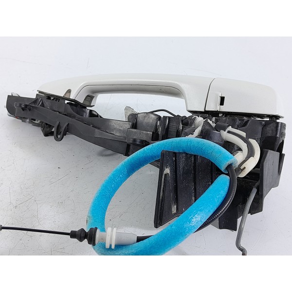 Macaneta Externa Bmw X5 Dianteira Esquerda 2014/2018 7304803 Branco Perola Dianteira