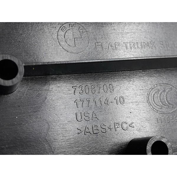 Soleira Porta Mala Bmw X5 2014/2018 7308709 Preto