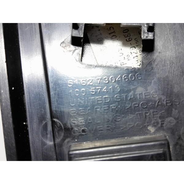 Moldura Tampa Porta Mala Bmw X5 Dir 2014/2018 51627304606 Preto