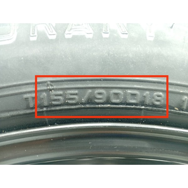 Estepe Mercedes Ml350 2014 155/90 Aro 18 A1644000002