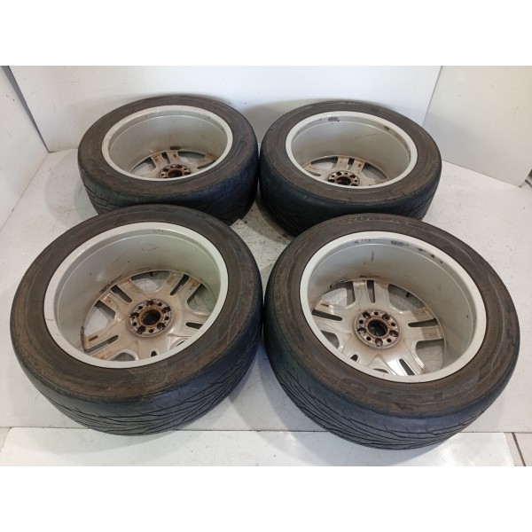 Jogo Rodas Pneus Mercedes Ml350 20/265/50 2012/2015 Det Prateado