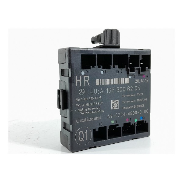 Modulo Porta Mercedes Ml350 Traseira Dir 12/15 A1669006205