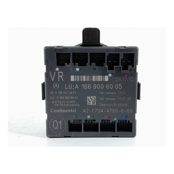 Modulo Porta Mercedes Ml350 Dianteira Dir 12/15 A1669006005