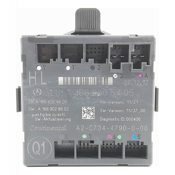Modulo Porta Mercedes Ml350 Traseiro Esq 12/15 A1669005705