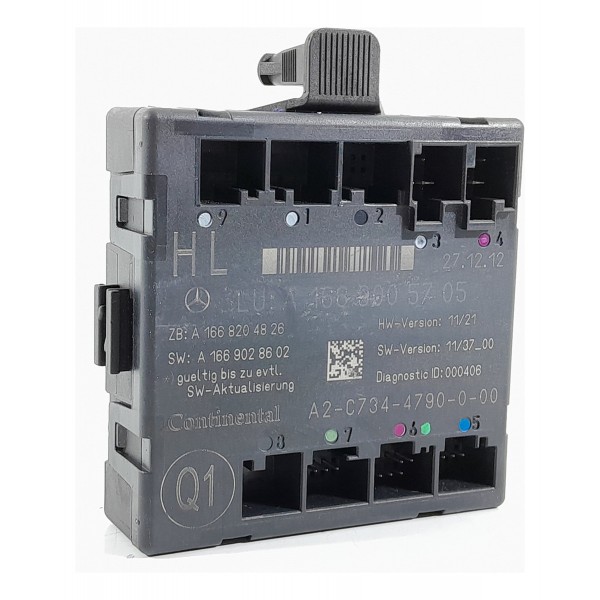 Modulo Porta Mercedes Ml350 Traseiro Esq 12/15 A1669005705