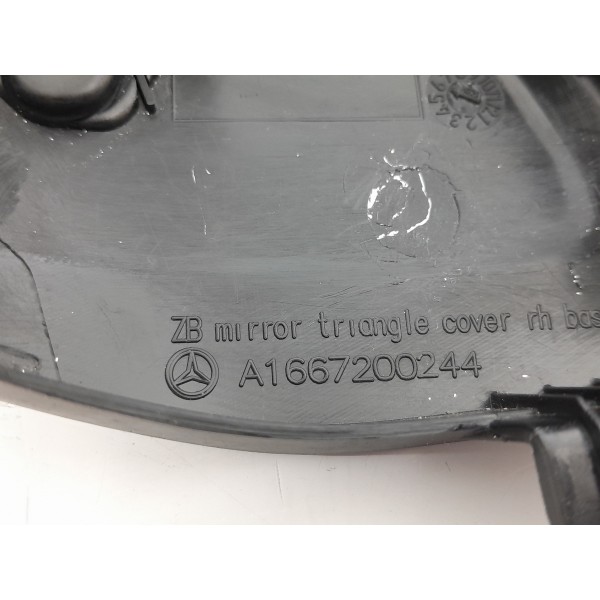 Acabamento Retrovisor Mercedes Ml350 Dir 12/15 A1667200244 Preto