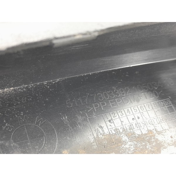 Moldura Paralama Bmw X5 Dianteiro Dir 51177303392 Det Preto
