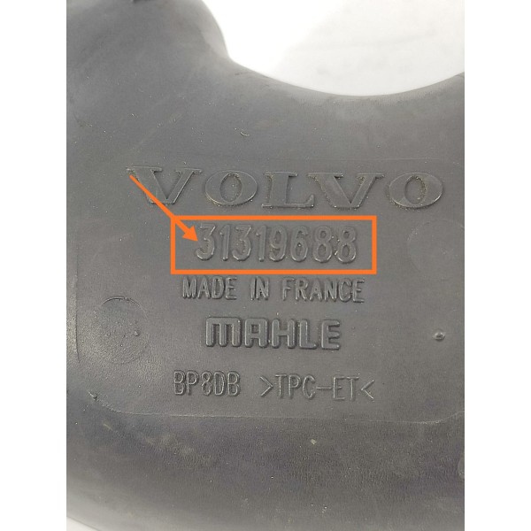 Mangueira Duto Ar Volvo V60 S60 Xc60 2011/2018 31319688