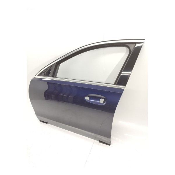 Porta Mercedes Benz C200 C300 Dianteira Esquerda 2022/2025 Dianteira Essquerda Azul-escuro