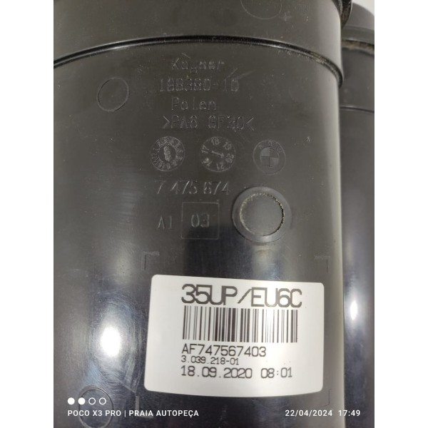 Filtro Canister Bmw 320 330 G20 2019/2025 7475674