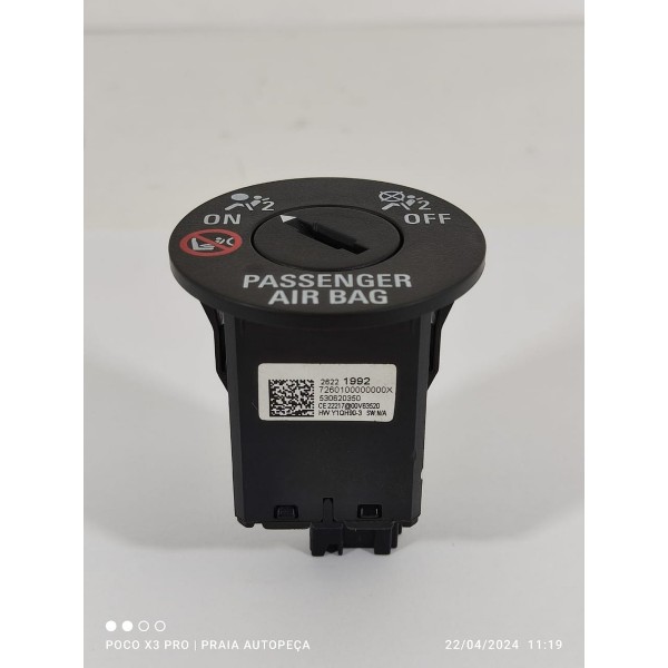 Chave On Off Airbag Onix 2020/2025 26221992