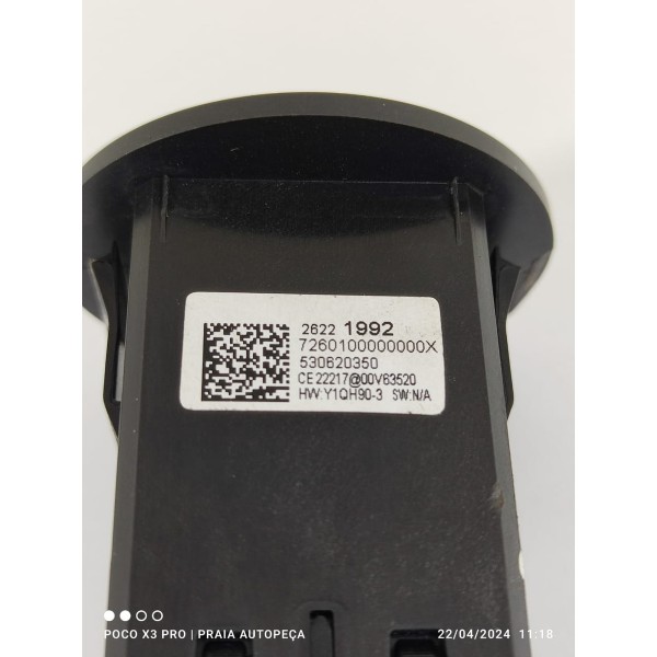 Chave On Off Airbag Onix 2020/2025 26221992