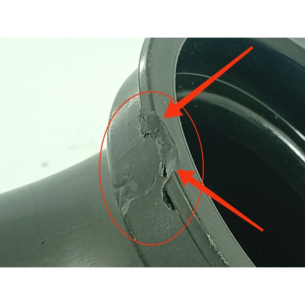 Cano Entrada Intercooler Mercedes C200 22/25 Det A2540980500 Preto