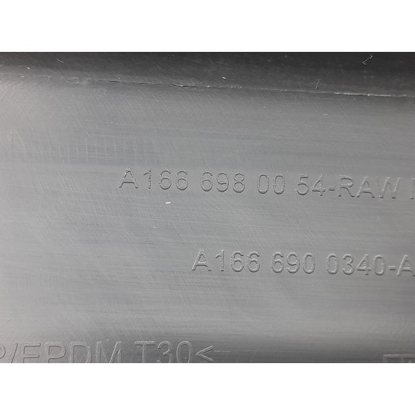 Spoiler Lateral Mercedes Ml350 Esquerdo 12/15 A1666980054 Dt Preto