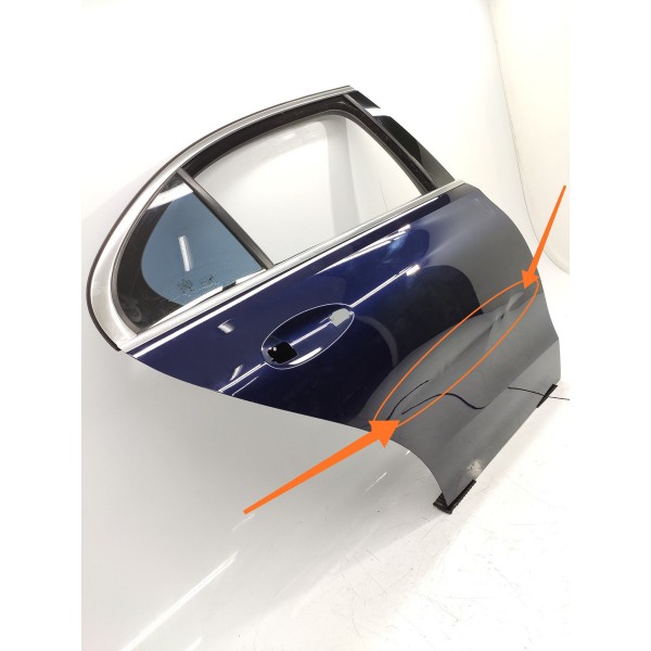 Porta Mercedes Benz C200 C300 Traseira Dir 2022/2025 Det Traseira Direito Creme