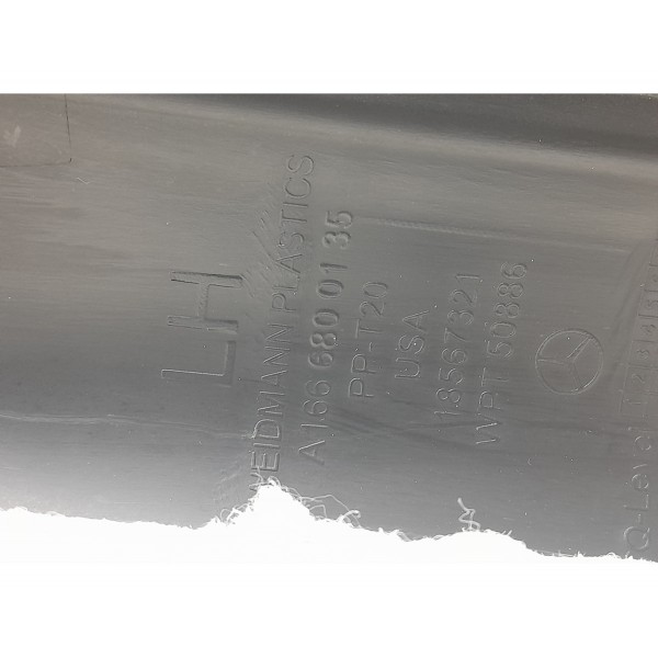 Soleira Porta Mercedes Ml350 Dianteira Esq 12/15 A1666800135 Preto