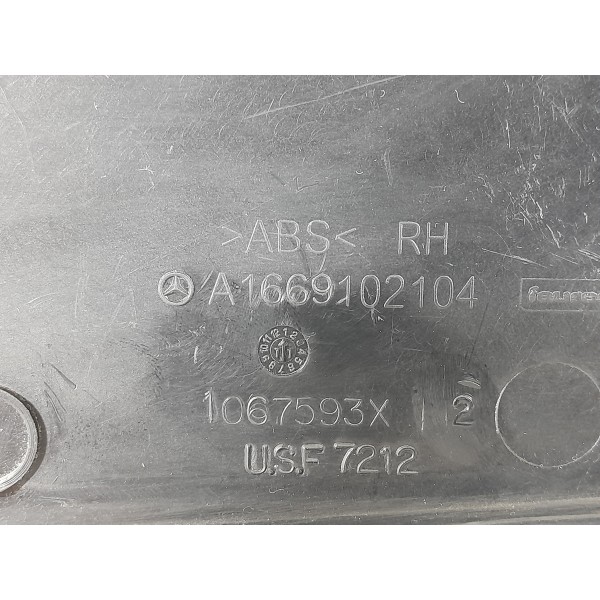 Acabamento Lateral Banco Mercedes Ml350 Dir 12/15 1669102104