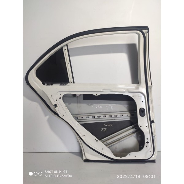 Porta Traseira Esquerda Mercedes C180 C200 2008/2014 Traseira Esquerda Branco