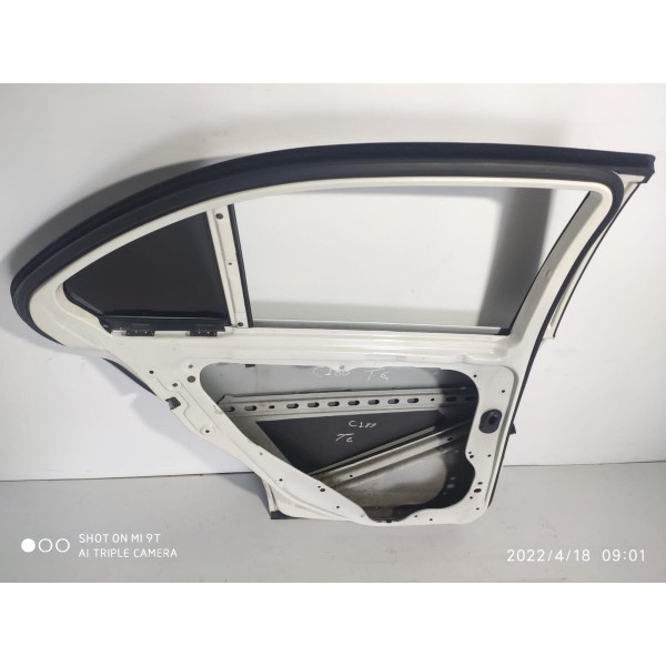 Porta Traseira Esquerda Mercedes C180 C200 2008/2014 Traseira Esquerda Branco
