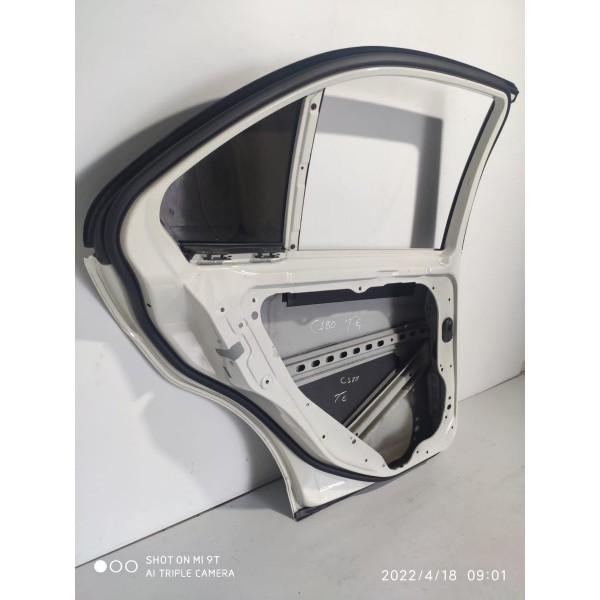 Porta Traseira Esquerda Mercedes C180 C200 2008/2014 Traseira Esquerda Branco