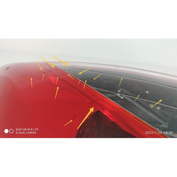 Lanterna Hyundai Hb20 Hatch Esq Ate 2017 Orig Detalhe