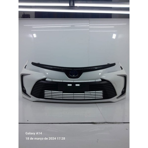 Parachoque Corolla 2019/2024 Hibrido Radar Completo Branco