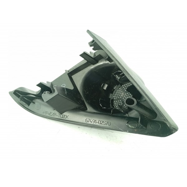 Moldura Interna Retrovisor Corolla Dir 2015/2018 6749102570 Preto