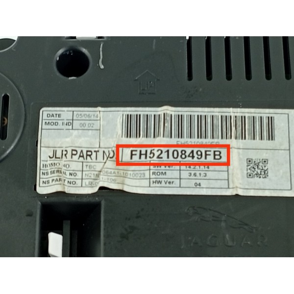 Painel Instrumento Freelander 2 2010 2011/2015 Fh5210849fb Preto