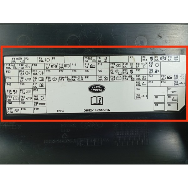 Tampa Caixa Fusiveis Freelander 2 2008/2015 Dh5214a076a