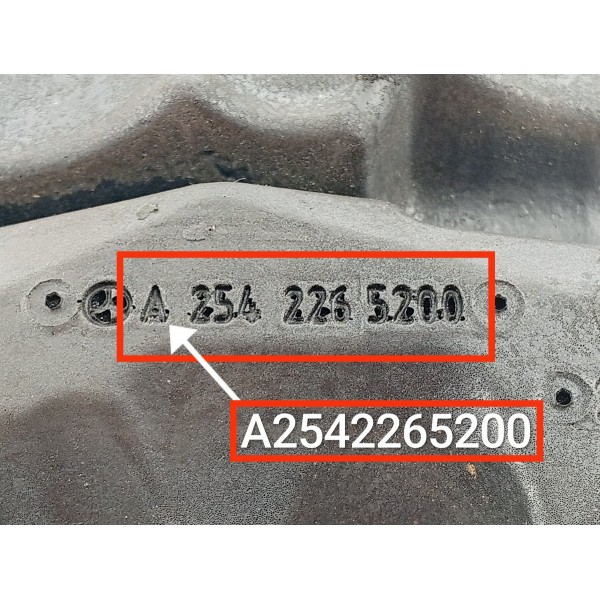 Protetor Termico Motor Mercedes C200 C300 22/25 A2542265200