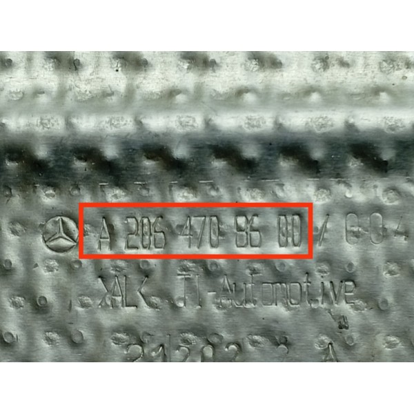 Protetor Termico Tanque Mercedes C200 C300 22/25 A2064708600