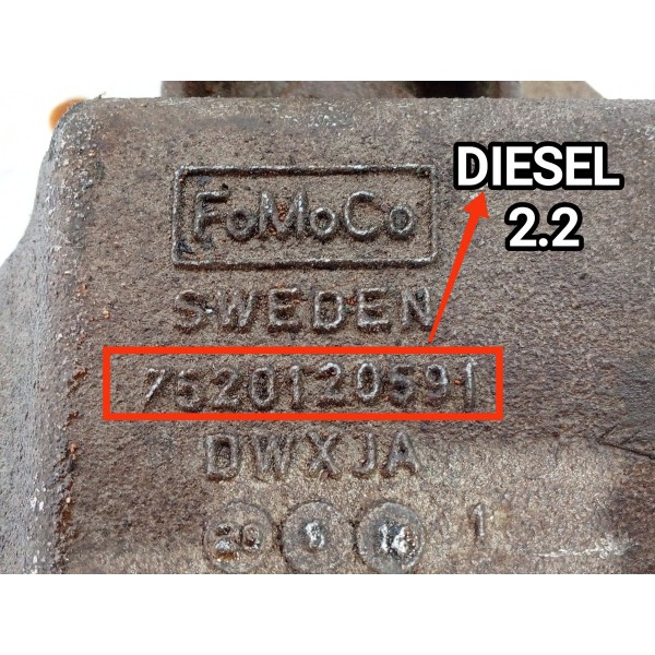 Diferencial Evoque 2.2 Dianteira Diesel 2011/2018 7520120591