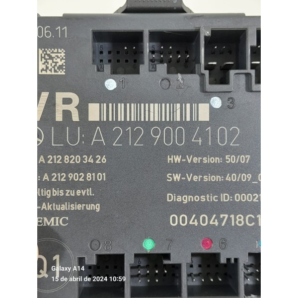 Modulo Porta Mercedes C180 C200 D D 2008/2014 A2129004102