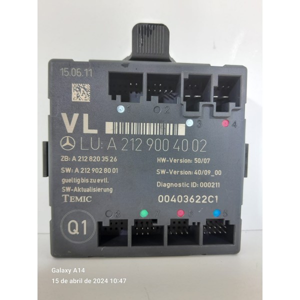 Modulo Porta Mercedes C180 C200 D E 2008/2014 A2129004002