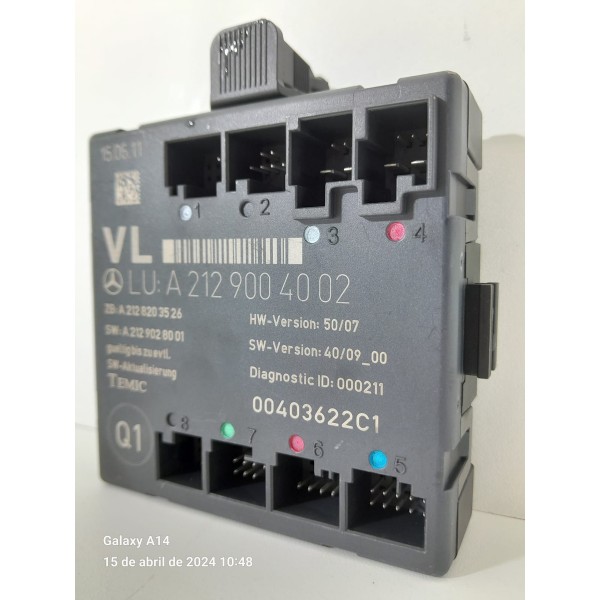 Modulo Porta Mercedes C180 C200 D E 2008/2014 A2129004002