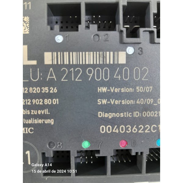 Modulo Porta Mercedes C180 C200 D E 2008/2014 A2129004002