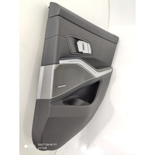 Forro Porta Bmw 320 330 Traseiro Direito 2019/2024 3390773 Preto