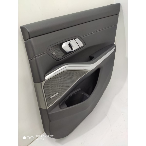 Forro Porta Bmw 320 330 Traseiro Direito 2019/2024 3390773 Preto