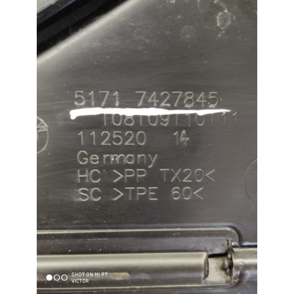 Grade Parabrisa Bmw 320 330 G20 2019/2025 51717427845 Preto Fosco