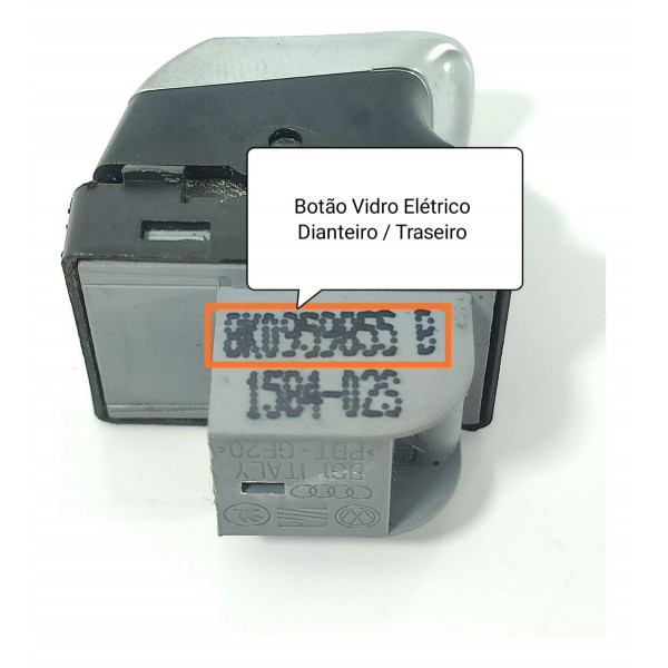 Botao Vidro Audi A4 A5 Q5 2011/2017 8k0959855b