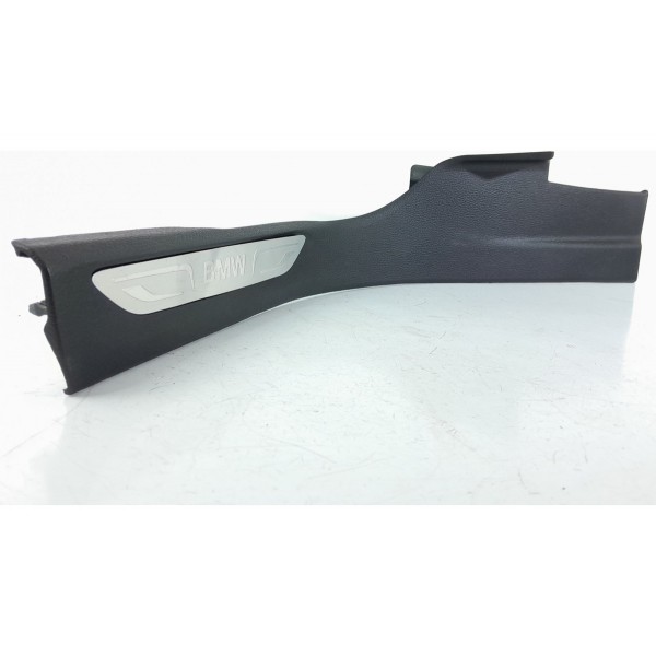 Soleira Porta Bmw X5 Traseira Esquerda 2014/2018 7284577 Preto