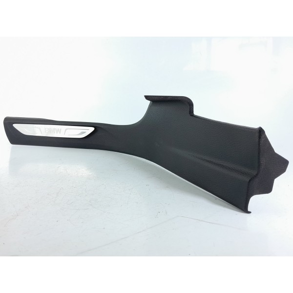 Soleira Porta Bmw X5 Traseira Esquerda 2014/2018 7284577 Preto